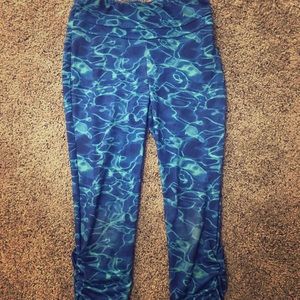 Blue leggings